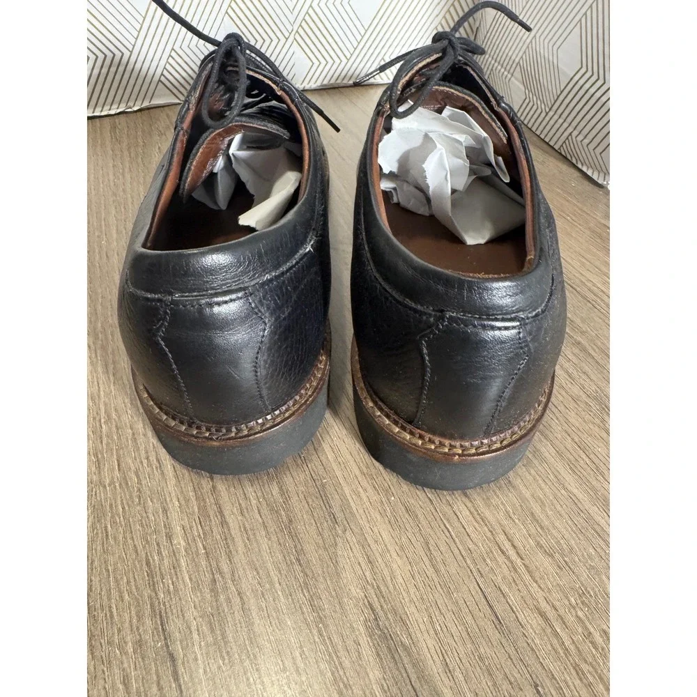 Neil M Mens Black Pebbled Leather Lace‎ Up Dress Shoes USA Made size 13 D
